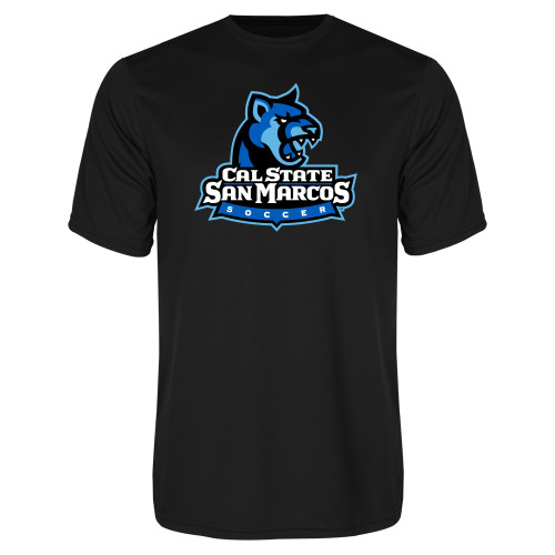  Black Performance Tee - Soccer