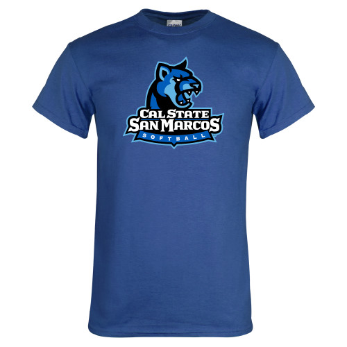  Royal T Shirt - Softball