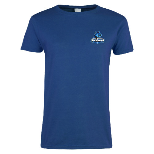  Womens Royal Short Sleeve Tee - Primary Logo
