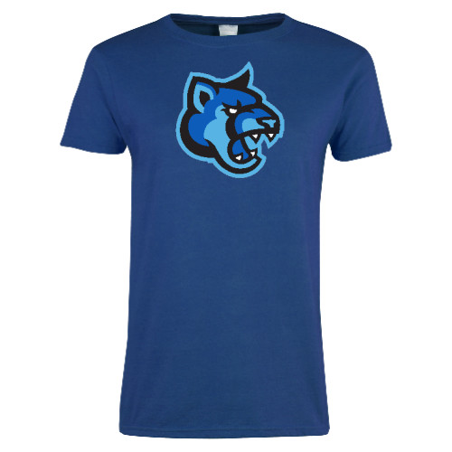  Womens Royal Short Sleeve Tee - Cougar Head
