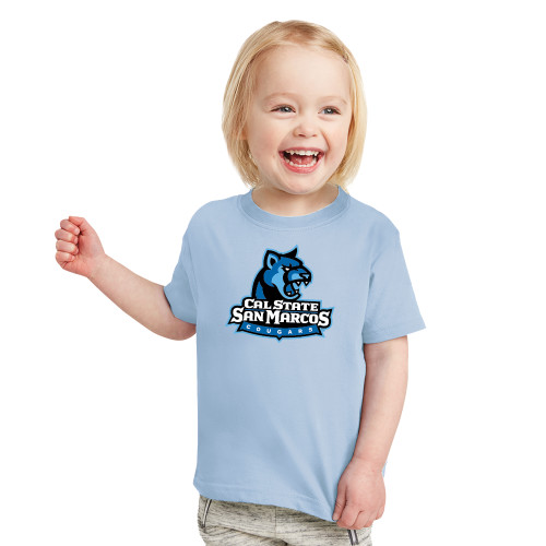  Toddler Light Blue T-Shirt - Primary Logo