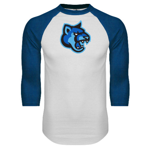 Main Image for  White/Royal Raglan Baseball T Shirt