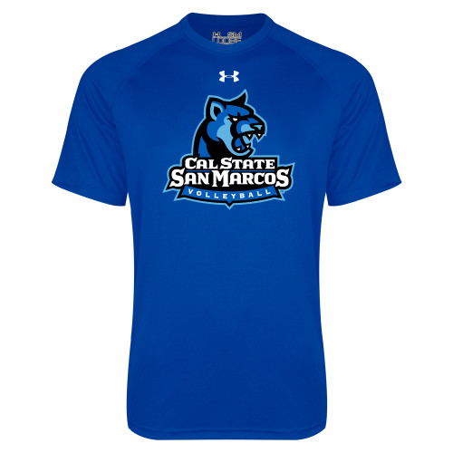  Under Armour Royal Tech Tee - Volleyball