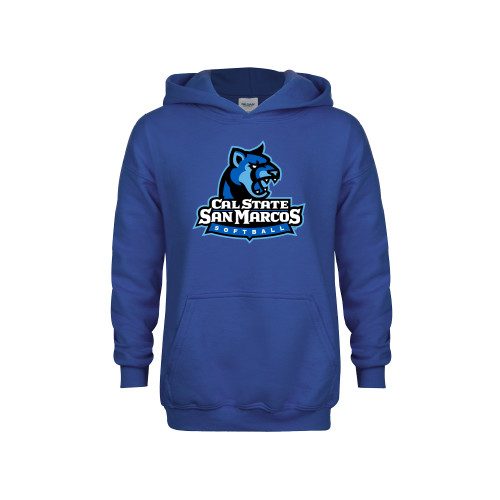  Youth Royal Fleece Hoodie - Softball
