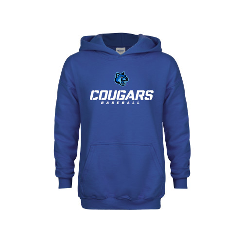  Youth Royal Fleece Hoodie - Baseball Stacked