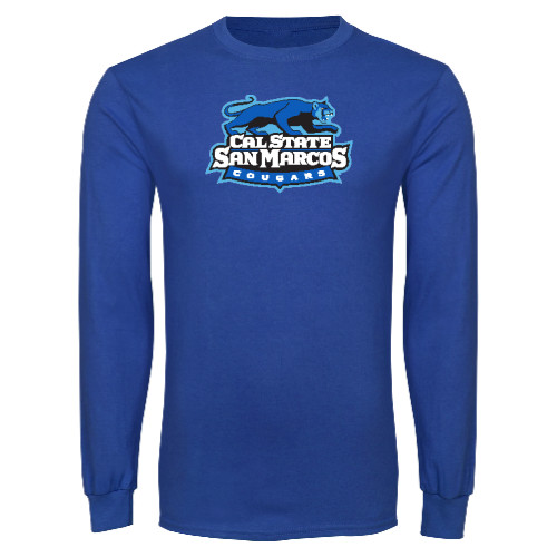  Royal Long Sleeve T Shirt - Secondary Logo