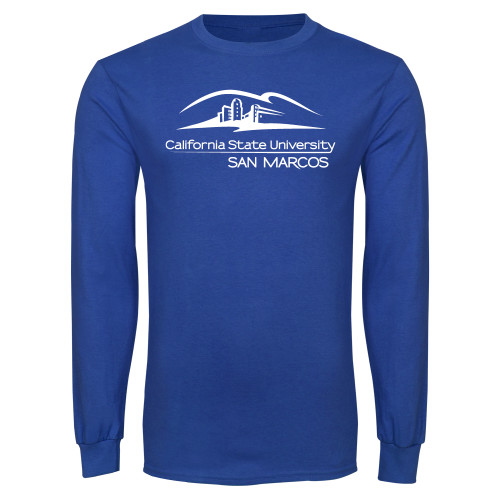  Royal Long Sleeve T Shirt - California State University San Marcos