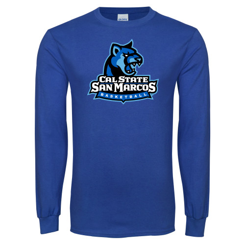  Royal Long Sleeve T Shirt - Basketball