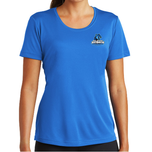  Womens Royal Performance Tee - Primary Logo
