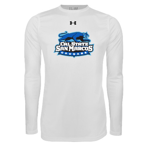 Main Image for  Under Armour White Long Sleeve Tech Tee