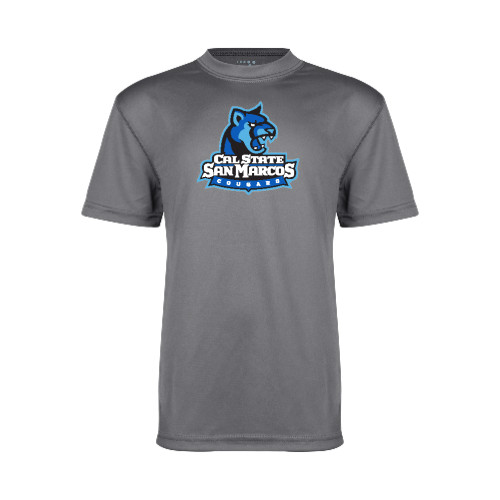 Main Image for  Youth Performance Grey Concrete Tee