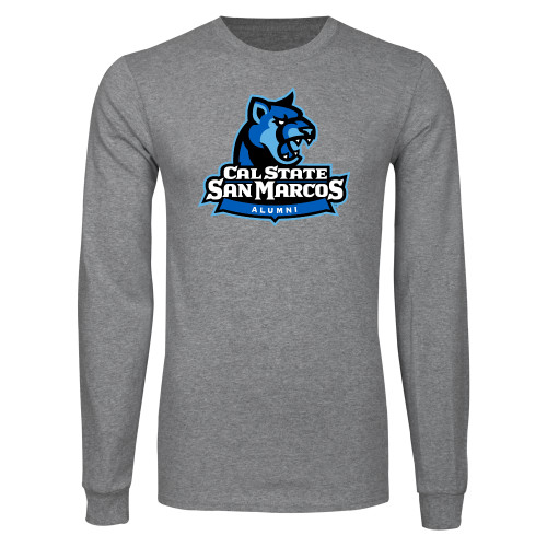  Grey Long Sleeve T Shirt - Alumni