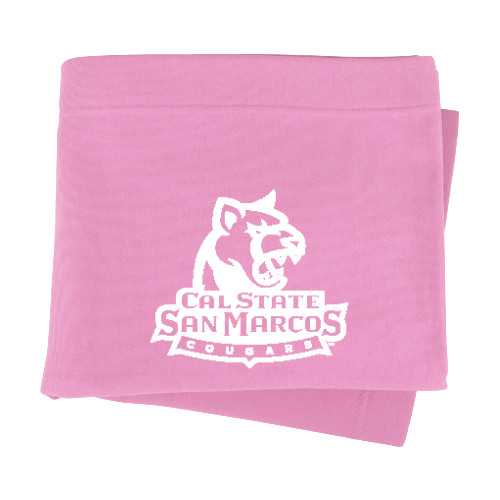  Pink Sweatshirt Blanket - Primary Logo