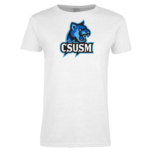 Main Image for  Womens White Short Sleeve Tee