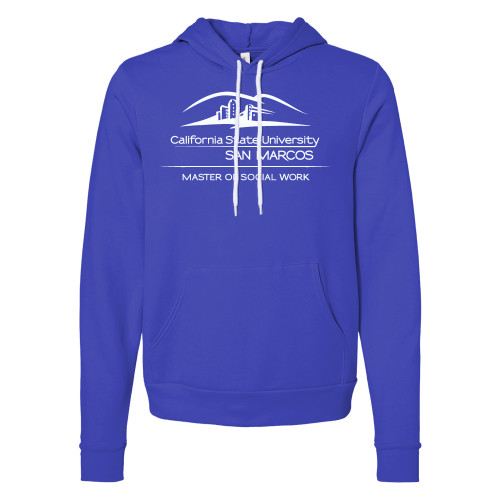  Bella + Canvas Royal Fleece Hood - CSU San Marcos Master of Social Work