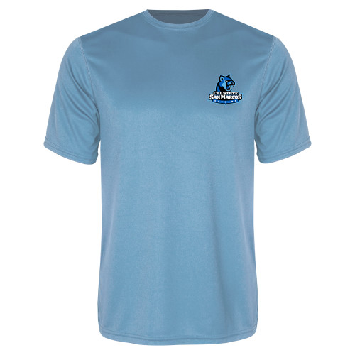  Light Blue Performance Tee - Primary Logo