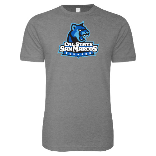 Main Image for  Next Level Heather Grey SoftStyle T Shirt