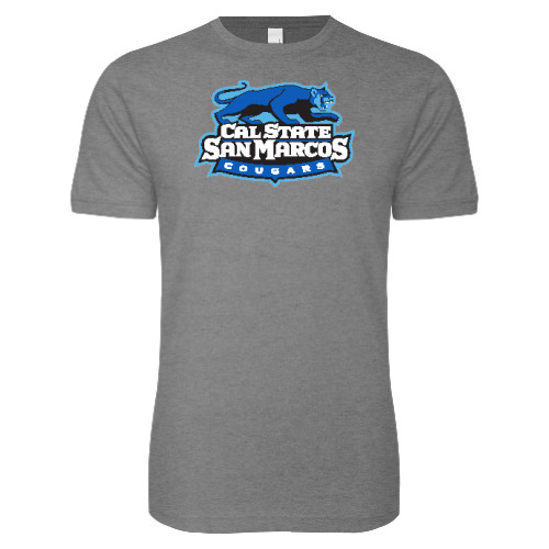 Main Image for  Next Level Heather Grey SoftStyle T Shirt