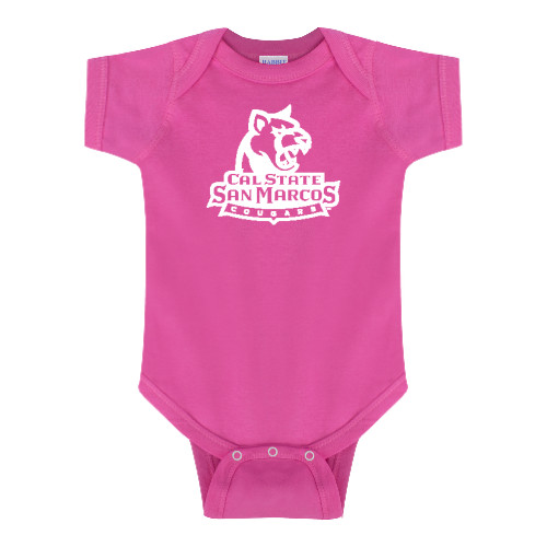  Fuchsia Infant Onesie - Primary Logo