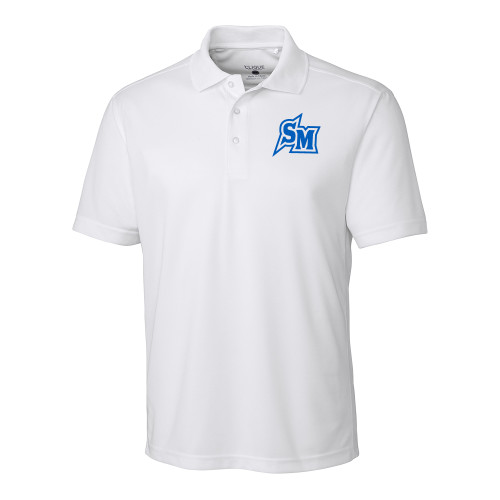  C&B White Clique Ice Pique Polo - SM Primary Mark - CSUSM