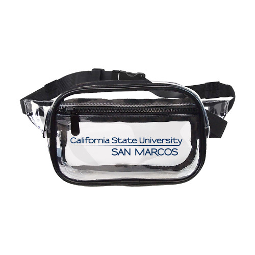  Clear Fanny Pack - California State University San Marcos Word Mark