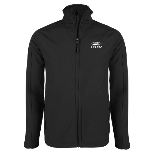  Black Softshell Jacket - CSUSM with University