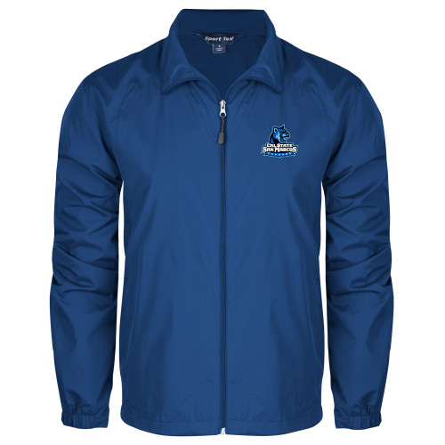  Royal Full Zip Wind Jacket - Primary Logo