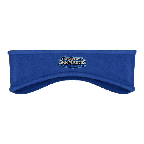  Royal Stretch Fleece Headband - Tertiary Logo