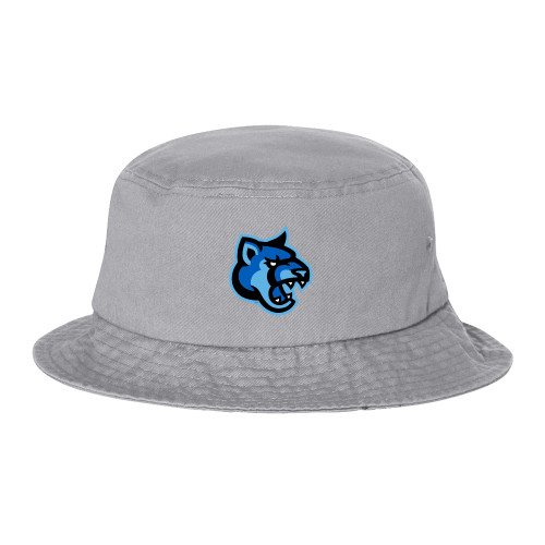  Sportsman Grey Bucket Hat - Cougar Head