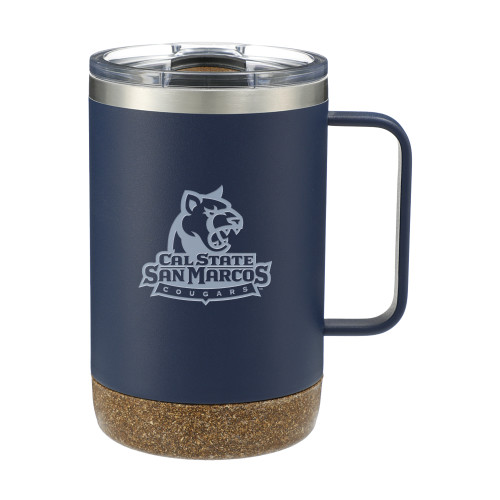  Valhalla Vacuum Insulated Camp Navy Mug 14oz - Primary Logo Engraved