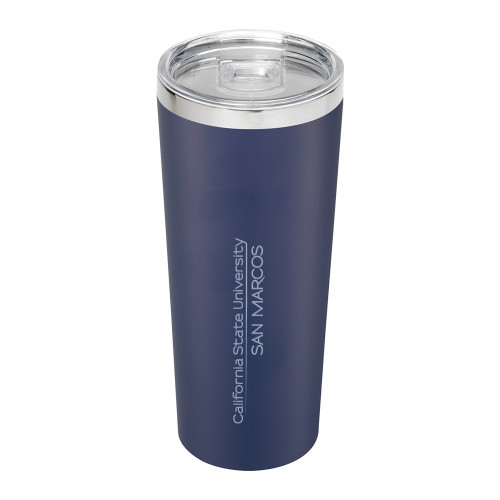  Thor Vacuum Insulated Navy Tumbler 22oz - California State University San Marcos Word Mark Engraved