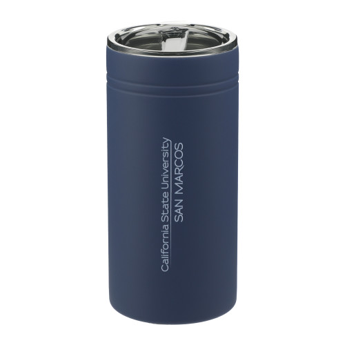  Sherpa Vacuum Navy Tumbler & Insulator 11oz - California State University San Marcos Word Mark Engraved
