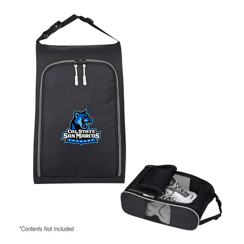  Crosstown Side Mesh Black Shoe Bag - Primary Logo