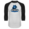 Thumbnail image for  White/Black Raglan Baseball T Shirt