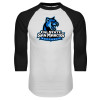 Thumbnail image for  White/Black Raglan Baseball T Shirt