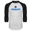 Thumbnail image for  White/Black Raglan Baseball T Shirt