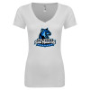 Thumbnail image for  Next Level Womens White Ideal V Tee