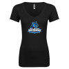 Thumbnail image for  Next Level Womens Black Ideal V Tee