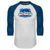Thumbnail image for  White/Royal Raglan Baseball T Shirt