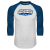 Thumbnail image for  White/Royal Raglan Baseball T Shirt