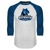 Thumbnail image for  White/Royal Raglan Baseball T Shirt