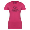 Thumbnail image for  Next Level Womens Fuchsia Boyfriend Tee