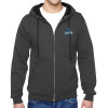 Thumbnail image for  Charcoal Fleece Full Zip Hoodie