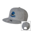 Thumbnail image for  Heather Grey Wool Blend Flat Bill Snapback Hat