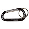 Thumbnail image for  Black Carabiner with Split Ring