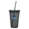 Thumbnail image for  Madison Double Wall Charcoal Tumbler w/Straw 16oz