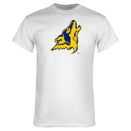  White T Shirt - College of Southern Nevada Mascot Head