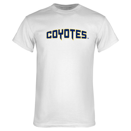  White T Shirt - College of Southern Nevada Coyotes Wordmark