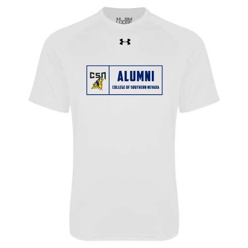  Under Armour White Tech Tee - College of Southern Nevada Alumni