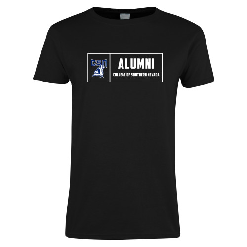  Womens Black Short Sleeve Tee - College of Southern Nevada Alumni